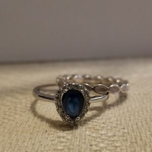 3 ring set, one of which is a Pandora ring